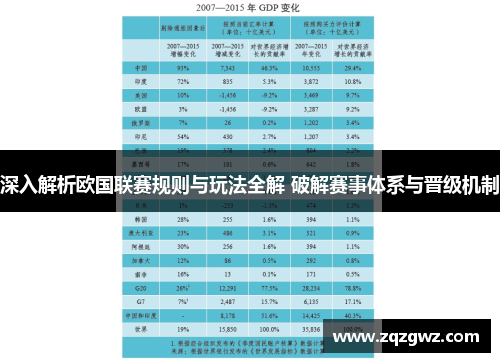 深入解析欧国联赛规则与玩法全解 破解赛事体系与晋级机制